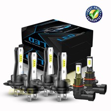 For Mercedes-Benz C230 2002-2007 6 Combo LED Headlight Fog Light Bulbs Kit us