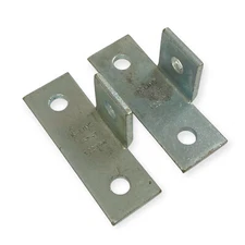 B-Line B237 12216A, 3 Hole Offset Bent Tee Zinc Plated, 2 Pcs