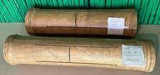 Schlitztrommel Bambusröhren D/A F/C Percussion