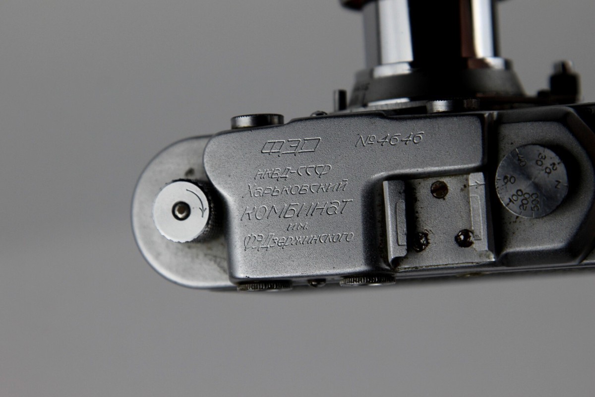 RARE Soviet Camera FED - NKVD Lens INDUSTAR - 10 (3,5 / 50