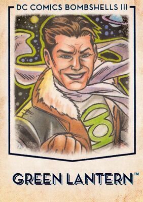 GREEN LANTERN / DC Comics Bombshells III (2019) BASE Trading Card #30