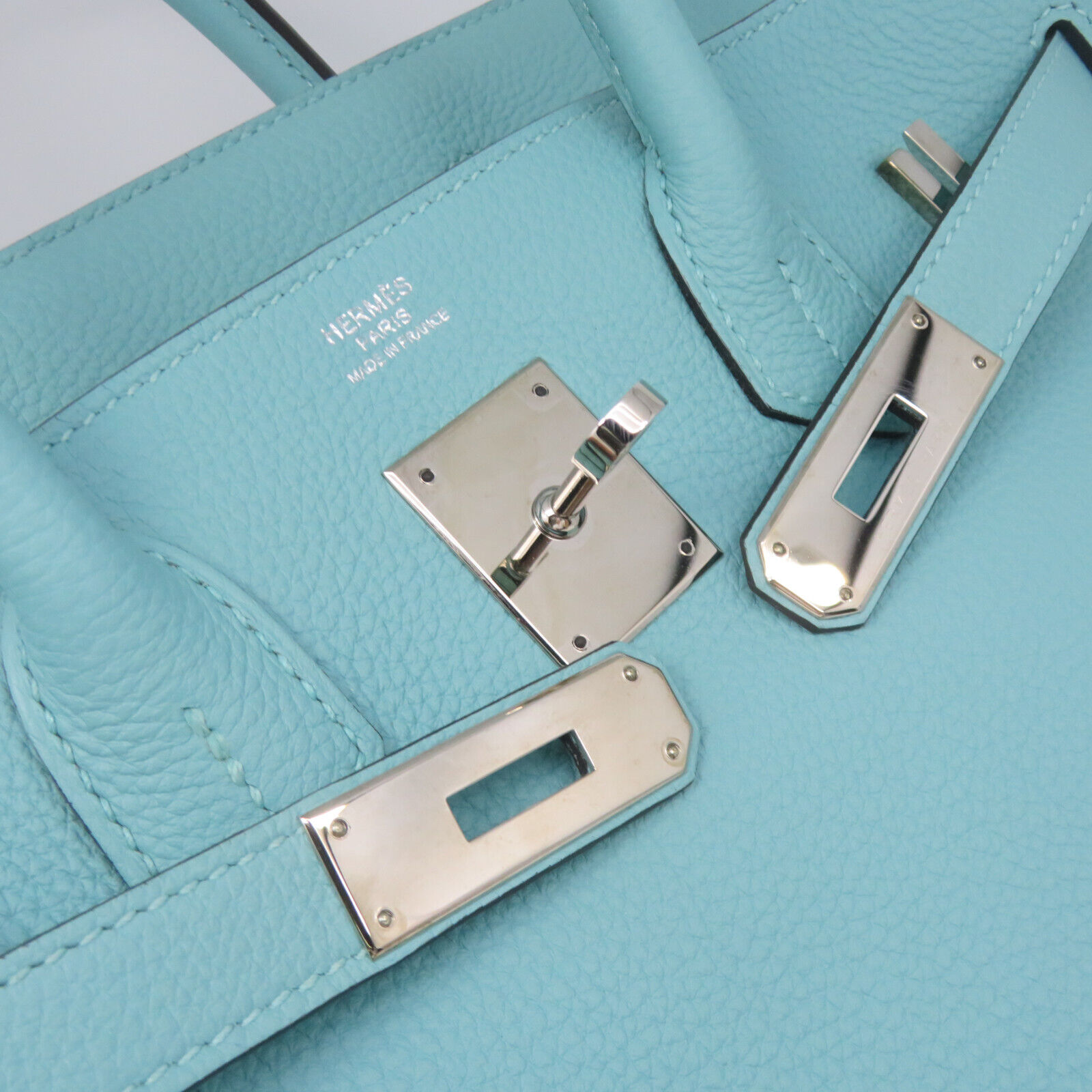 Hermès Birkin Bag 30 Bleu Colvert Togo PHW