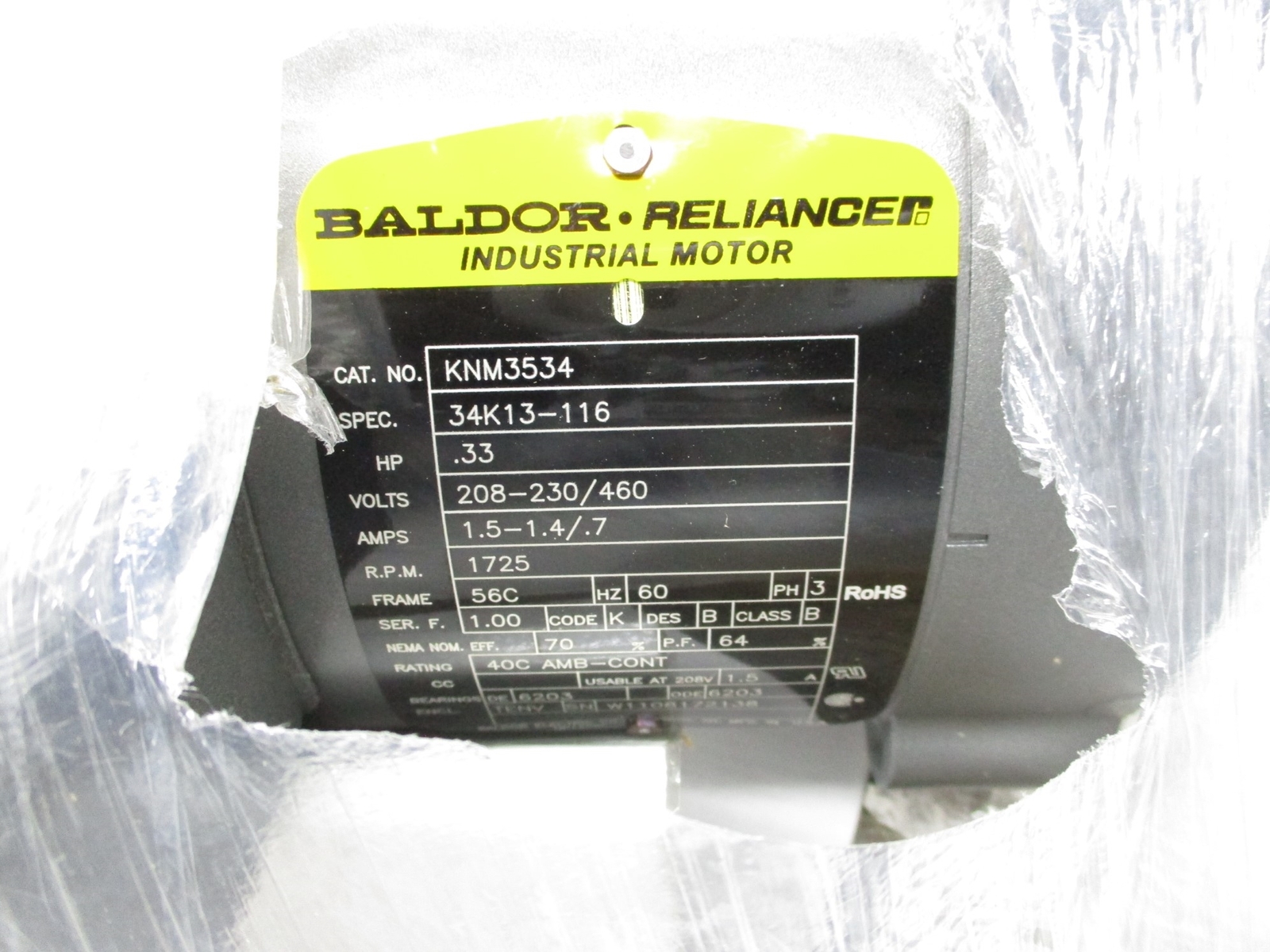 BALDOR KNM3534 NSMP EBay baldor-knm3534-nsmp-ebay