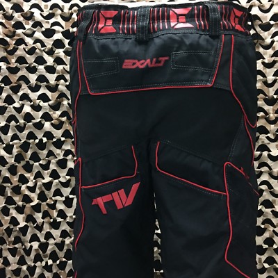Pantalon De Paintball Exalt TIV Pro Noir Taille Small 30x28 Homme Avec Poches Rembourrées