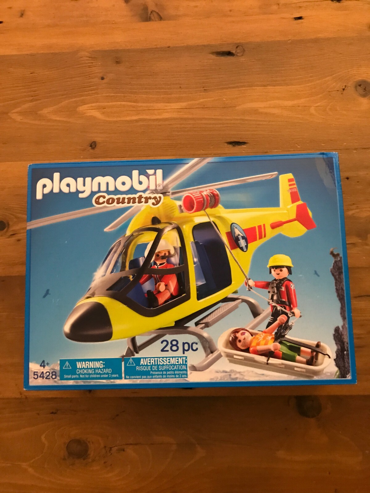 playmobil 9127 mountain rescue helicopter