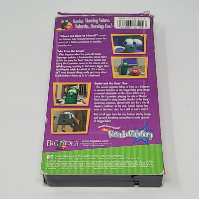 Veggie Tales VHS - Where's God When I'm Scared? Handling Fear 1993