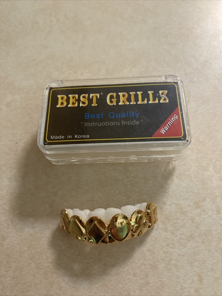 Best Grillz 14k Gold Plated Hip Hop Teeth High Quality Mold Gangster
