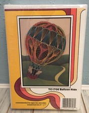 ACCENTS IN STRING TC1706 5" X 7"  BALLOON RIDE  NEW OLD STOCK