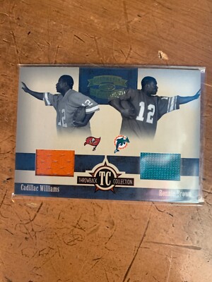 2005 Throwback Threads Collection Jerseys #4 Cadillac Williams Ronnie Brown