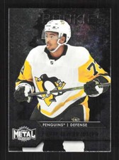 Pierre-Olivier Joseph RC 2020-21 SkyBox Metal Universe Pittsburgh Penguins #118