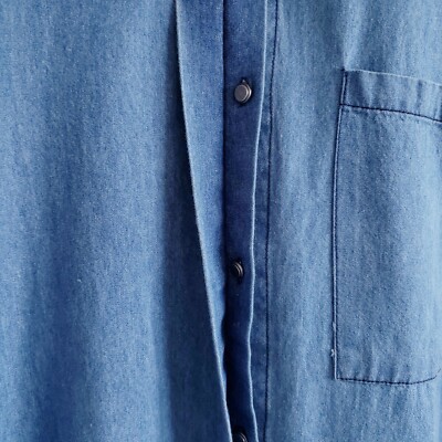 agnes and dora denim shirt dress Agnes & Dora Blue Denim Shirt Dress Womens XS Button Down 100% Cotton EUC
