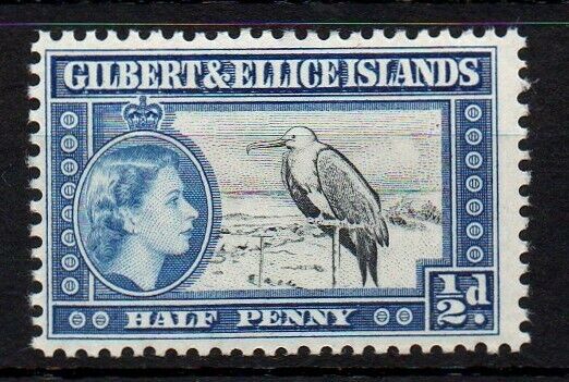 Gilbert & Ellice Islands 1956  1/2p Great Frigate Bird MNH set S