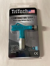 New, TriTech, 313, T93R, reversible airless spray tip, max pressure 5000 PSI