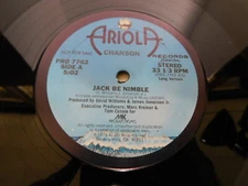 Chanson – Jack Be Nimble 12" Single PROMO 1979 Funk Soul PRO 7762