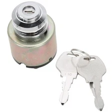 3 position Universal Quick-Start Ignition Key Switch  - Chrome Bezel