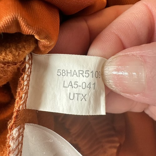 UT Texas Longhorns Track Jacket XL Full Zip GIII Carl Banks Spellout Spirit RARE - Picture 8 of 10