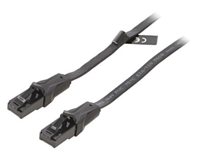 IBABF Patch cord UTP 6 Cu PVC schwarz 1m RJ45-Steckerbeiderseitig VENTION