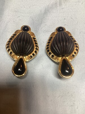 Gianni De Liguoro clip on earrings vintage