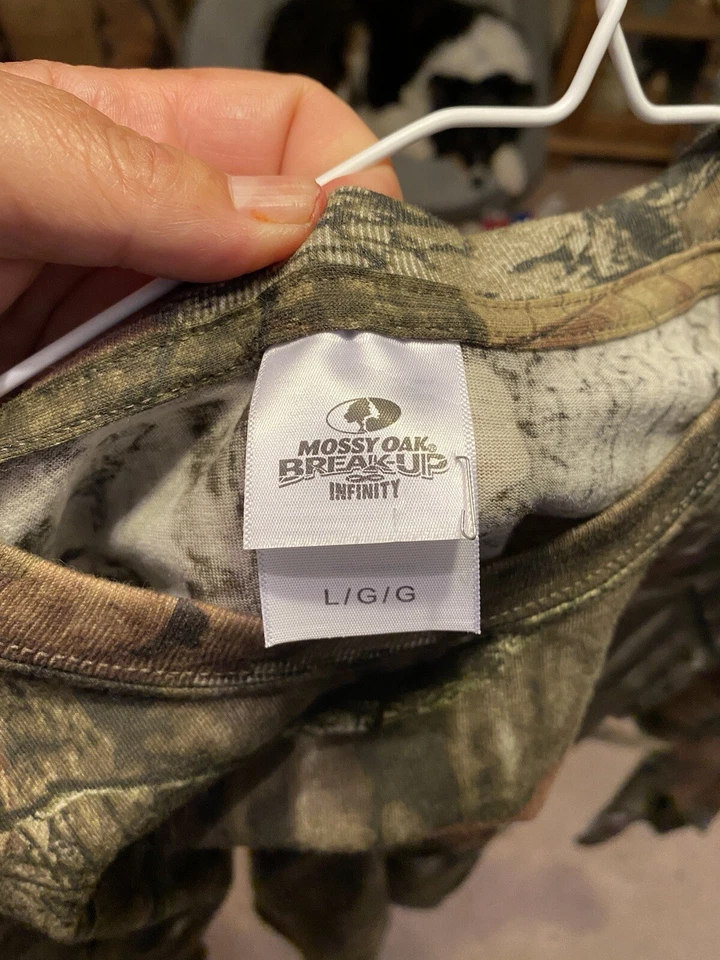 NEW Mossy Oak Break-Up Infinity Long Sleeve Camo T-Shirt Large Hunting Outdoor - Image 3 of 3