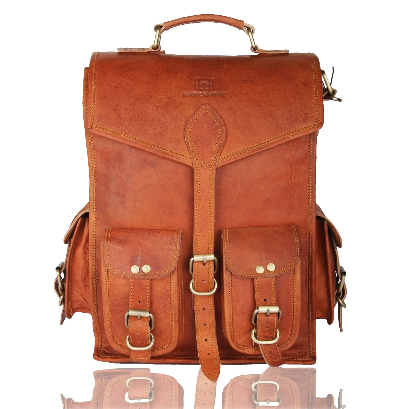 Bolsos vintage marrón Bolso de hombro de negocios, Bolsos y estuches