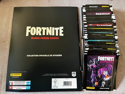 Panini Fortnite Black Frame Series Stickers Epic Games (Neu (gemäss Panini Fortnite Black Frame Series Stickers Epic Games (Neu (gemäss