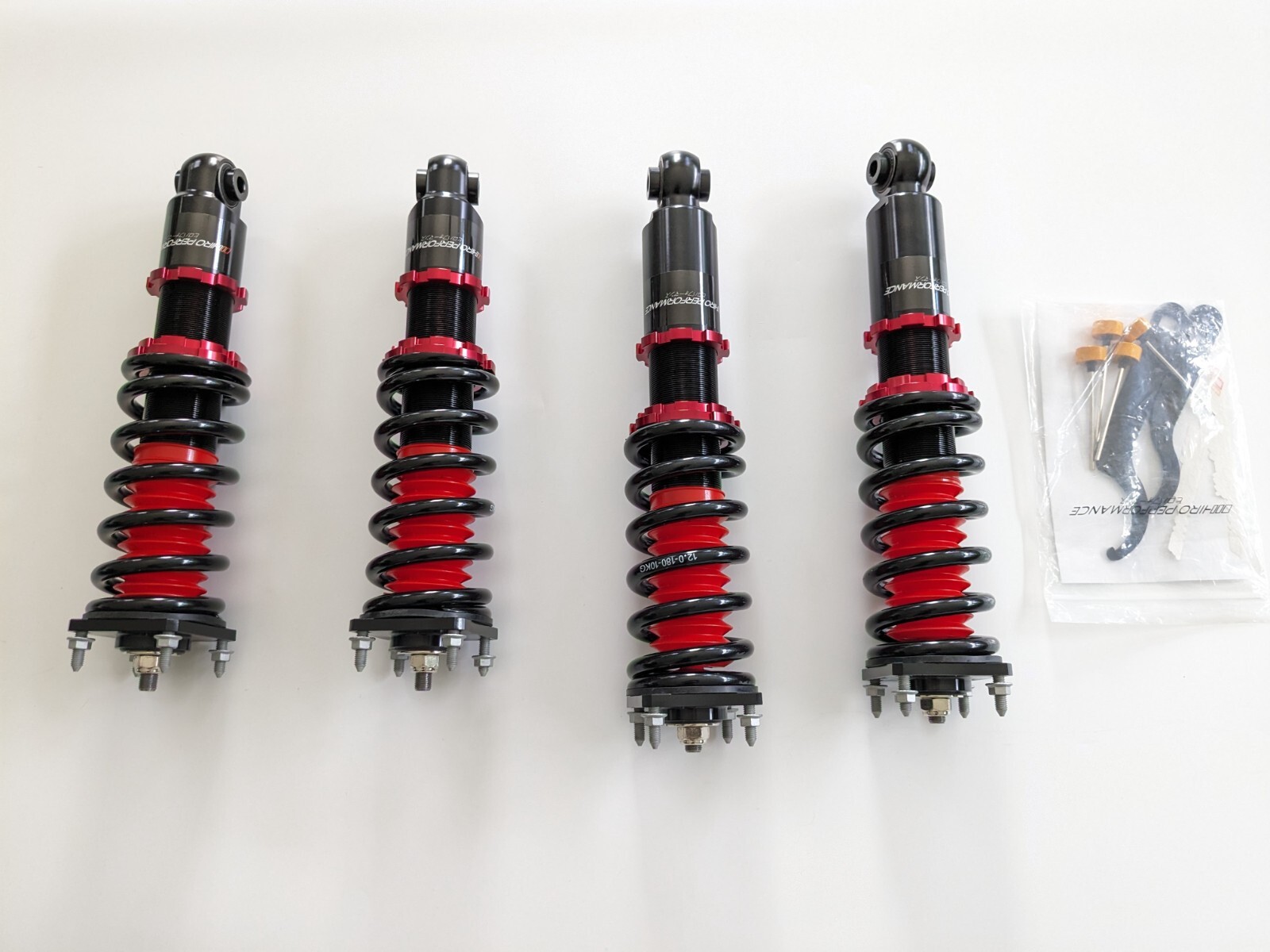 HIRO Performance Adjustable Coilovers Lowering Coils fits 89-95 Ferrari 348 F119