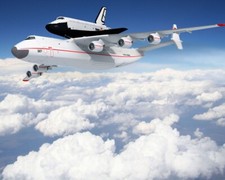 Aircraft buran ussr art cgi antonov an225 mriya Custom Gaming Mat Desk 4596