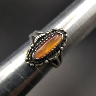 Wheeler Manufacturing Co. Orange Resin Navajo Style Vintage