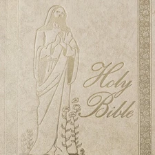 Holy Bible 1971 King James Red Letter Illustrated Reference Edition HBS