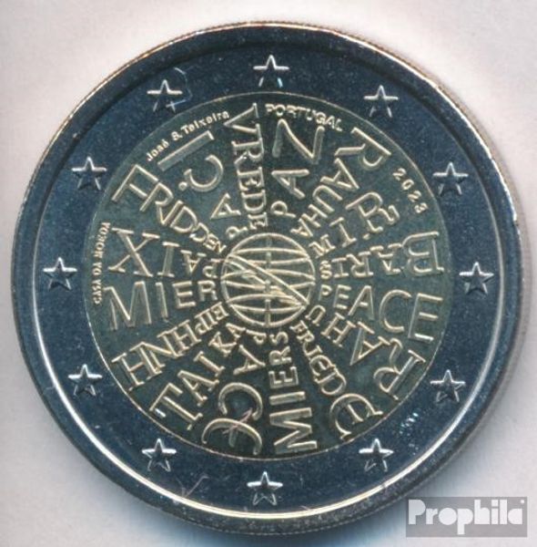 Portugal 2023 Stgl./unzirkuliert édition: 2023 2 euro Paix