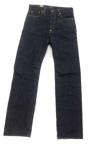Unique RRL Double RL Black Selvedge Denim Jeans Slim Fit Unique RRL Double RL Black Selvedge Denim Jeans Slim Fit