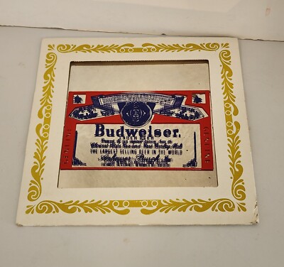 Budweiser ビンテージミラー Vintage 80s Budweiser Carnival Prize Mirror 8'x8' | eBay