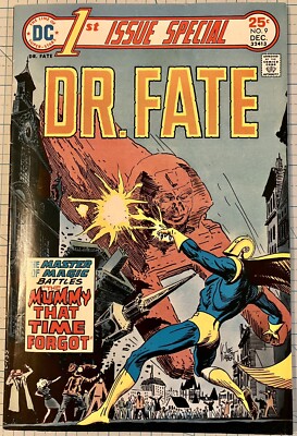 1st Issue Special: Dr. Fate #9 VF+ 1st App Anubis Joe Kubert Cover 1975 DC