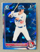 2022 Bowman Chrome 1st Draft Sapphire Prospects Baseball #BDC-165 Nick Biddison
