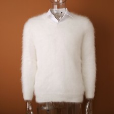 New genuine mink cashmere men cashmere sweater pullovers free shipping S20416