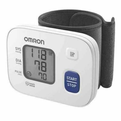 Omron HEM 6161 Fully Automatic Wrist Blood Pressure Monitor with Intellisense