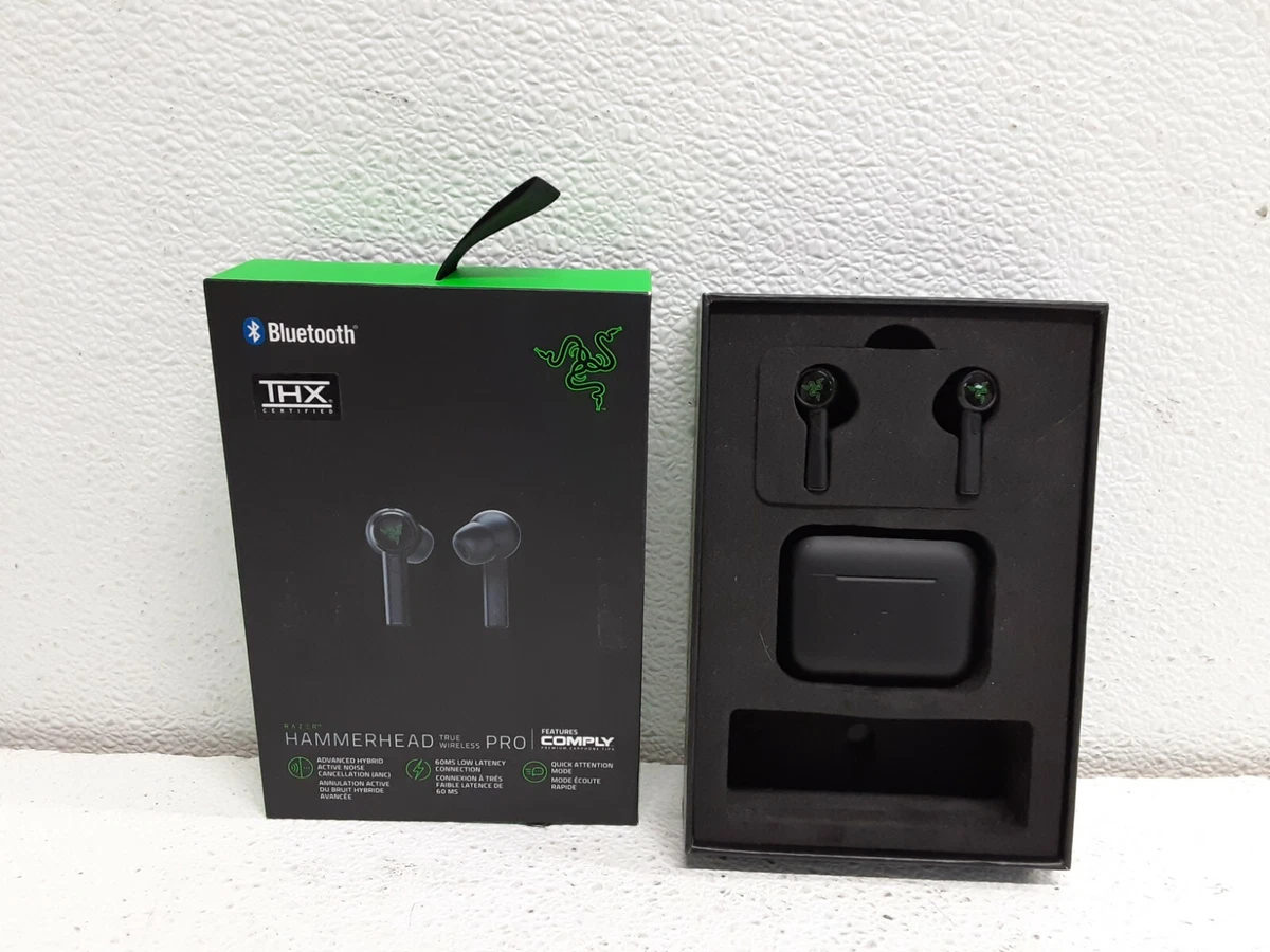 Razer Hammerhead True Wireless Pro Bluetooth Earbuds Excellent