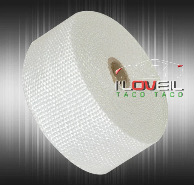 10M Air Intake Induction Thermal Cooling Heat Wrap Protection + Zip Ties White - Image 2 of 3