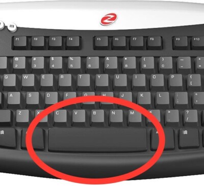 SPACE BAR (REPLACEMENT MAIN KEY) for ZBoard MERC STEELSERIES KeyBoard