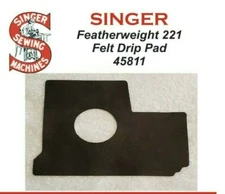 Singer Featherweight 221 Oil Drip Pad ~ Felt ~ Die Cut for exact fit 2.0mm