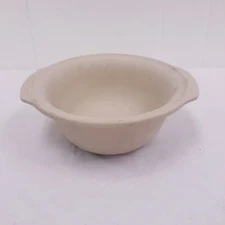 Pampered Chef Large Stoneware Round Rustic Bread Baking Dish 10” made in the USA