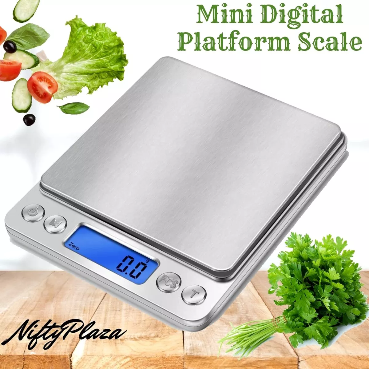 Digital Precision Gram Scale, 0.001oz/0.01g 500g Mini Pocket Scale,  Portable Electronic Weight Jewelry Scales, Tare, Auto Off, Stainless Steel,  White