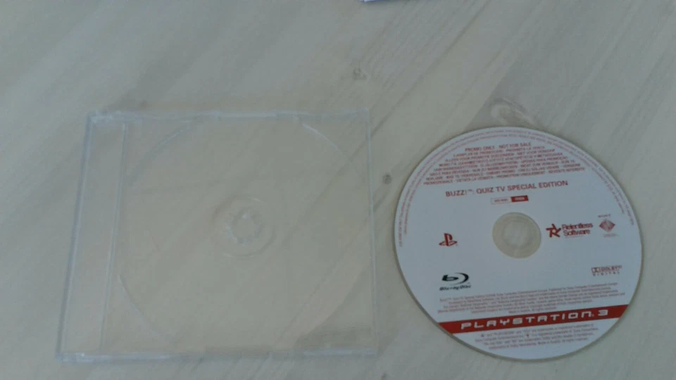 rare jeu promo ONLY collector Sony Playstation 3 PS3:BUZZ QUIZ TV SPECIAL - Photo 1/1