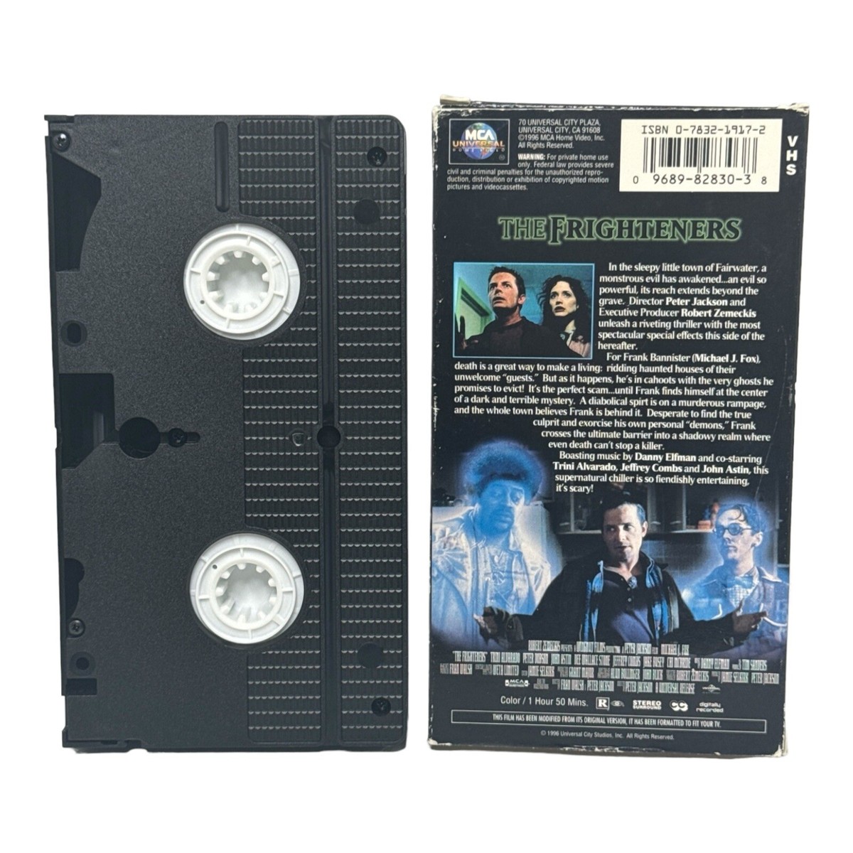 THE FRIGHTENERS VHS 1996 Michael J Fox Peter Jackson Halloween