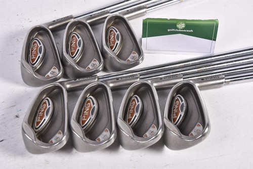Ping G10 Irons / 3-9i / Black Dot / Stiff Flex Ping AWT Shafts - Picture 2 of 7