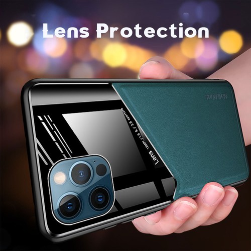For iPhone 15 Pro Max 14 13 12 11 XR Shockproof Ultra Slim Magnetic Leather Case - Photo 5 sur 20