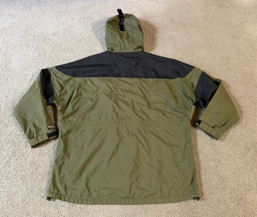 Guide Series Tech2O Men's Green & Black Nylon Zip Front Rain Jacket - Size XL - Picture 2 of 6