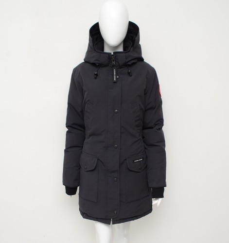 Authentic Women's Canada Goose Trillium Down Puffer Parka Jacket Navy Size S - Picture 2 of 24