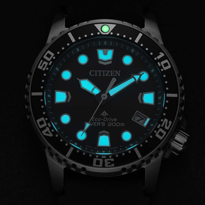 Citizen Eco-Drive Rose Gold Silver Dial Promaster Diver Women's