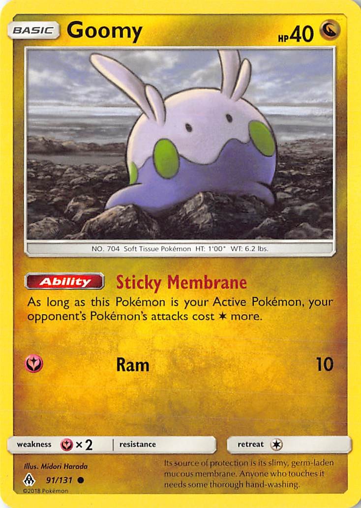 Goomy (91) Common SM - Forbidden Light 91/131 LP